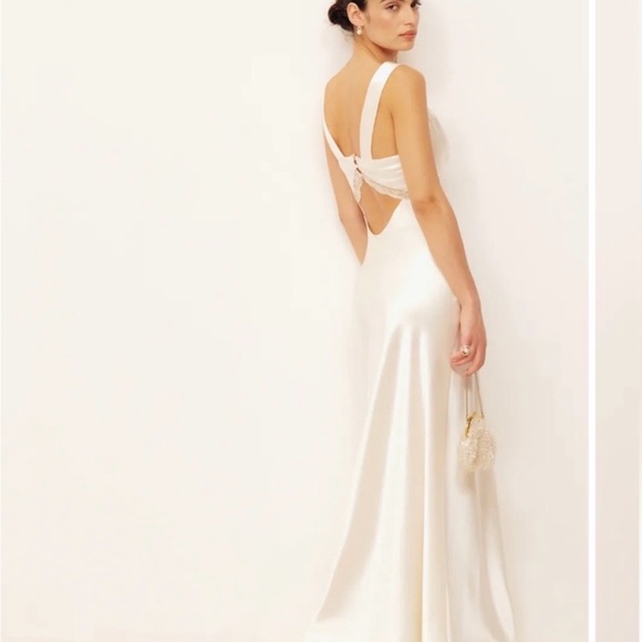 Brand New Reformation Chania Silk Dress - Picture 2 of 7